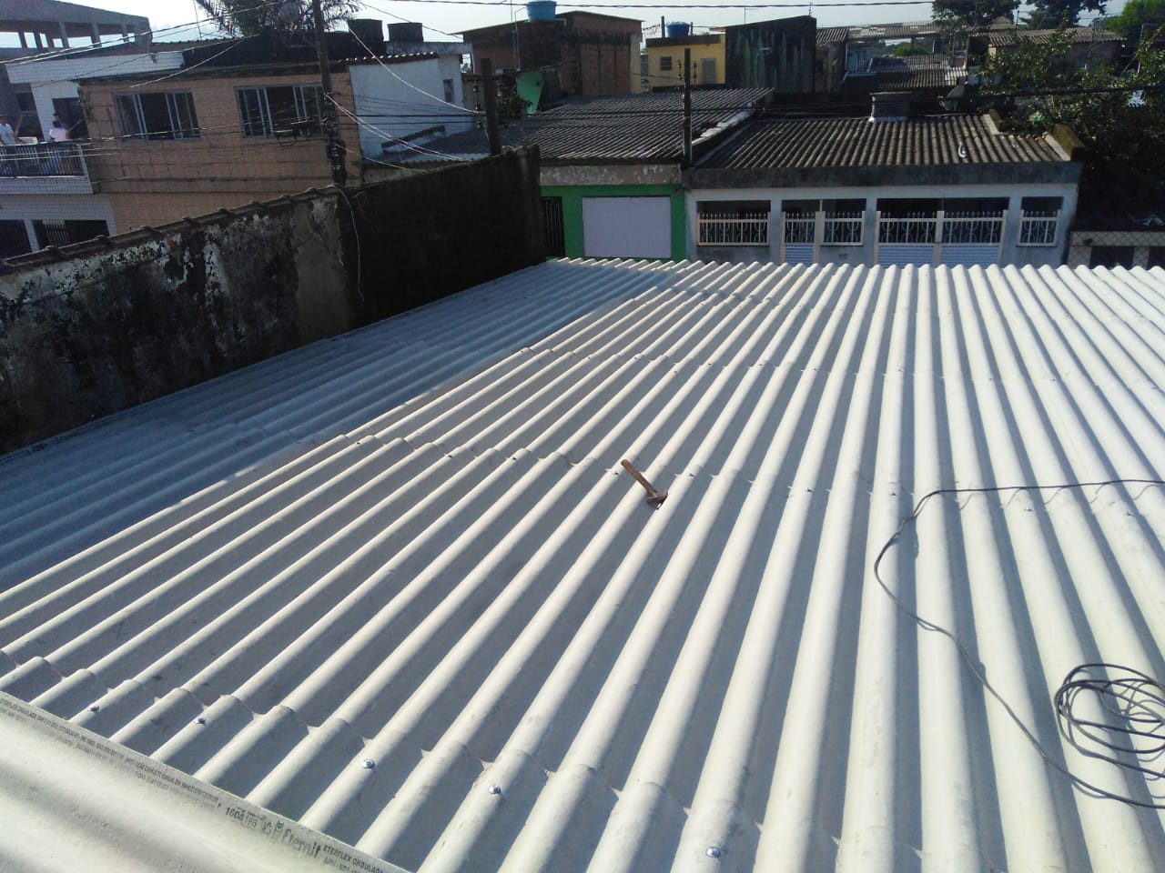 Construção de telhado