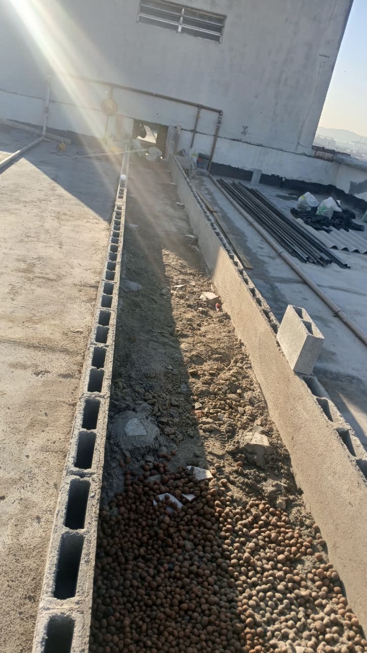 Construção de Calha Central para Instalação de Telhado – Santos/SP